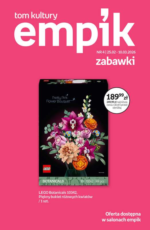 Empik - gazetka promocyjna Tom kultury: zabawki od środy 25.02 do wtorku 10.03