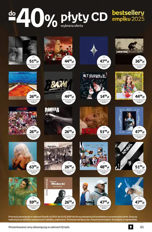 Empik - gazetka promocyjna Tom kultury: muzyka od środy 25.02 do wtorku 10.03 - strona 11