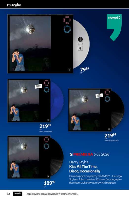 Empik - gazetka promocyjna Tom kultury: muzyka od środy 25.02 do wtorku 10.03 - strona 2