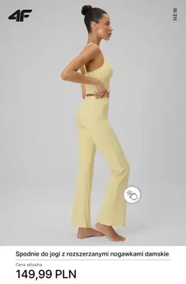 4F - gazetka promocyjna Nowa kolekcja do jogi dla niej od środy 25.02  - strona 3