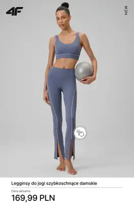 4F - gazetka promocyjna Nowa kolekcja do jogi dla niej od środy 25.02  - strona 7
