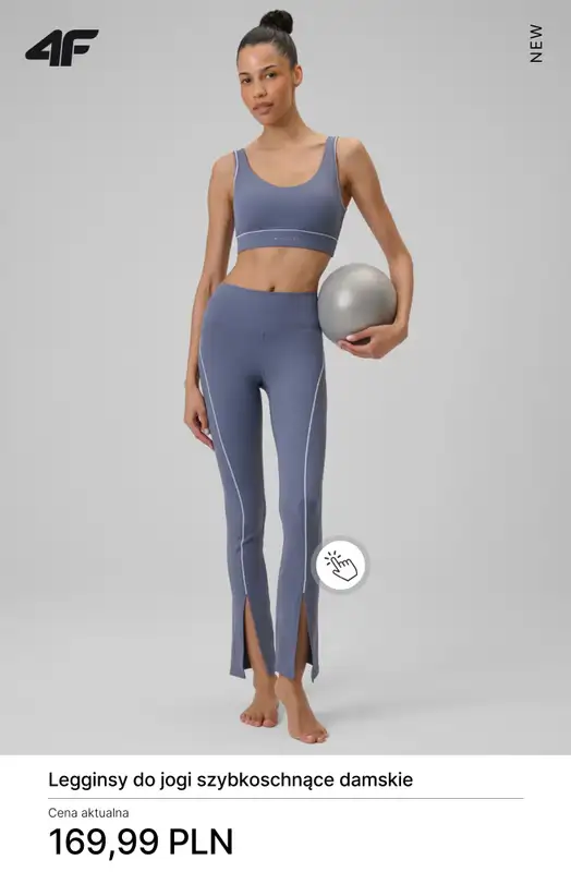 4F - gazetka promocyjna Nowa kolekcja do jogi dla niej od środy 25.02  - strona 7