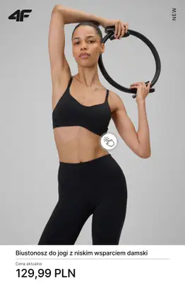 4F - gazetka promocyjna Nowa kolekcja do jogi dla niej od środy 25.02  - strona 4