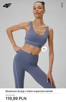 4F - gazetka promocyjna Nowa kolekcja do jogi dla niej od środy 25.02  - strona 6