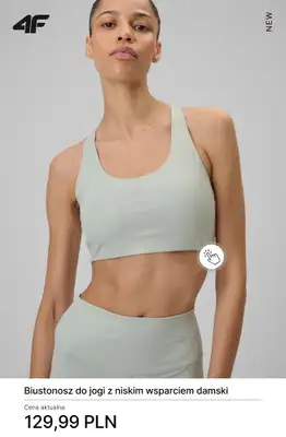 4F - gazetka promocyjna Nowa kolekcja do jogi dla niej od środy 25.02  - strona 8