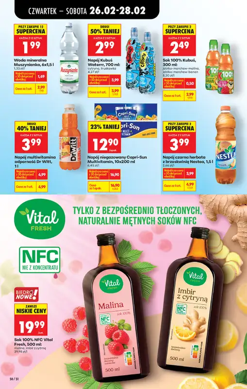 Biedronka - gazetka promocyjna Od czwartku od czwartku 26.02 do środy 04.03 - strona 60