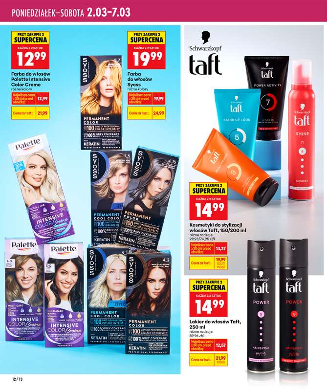 Biedronka - gazetka promocyjna Twoje piękne strony od czwartku 26.02 do soboty 07.03 - strona 12