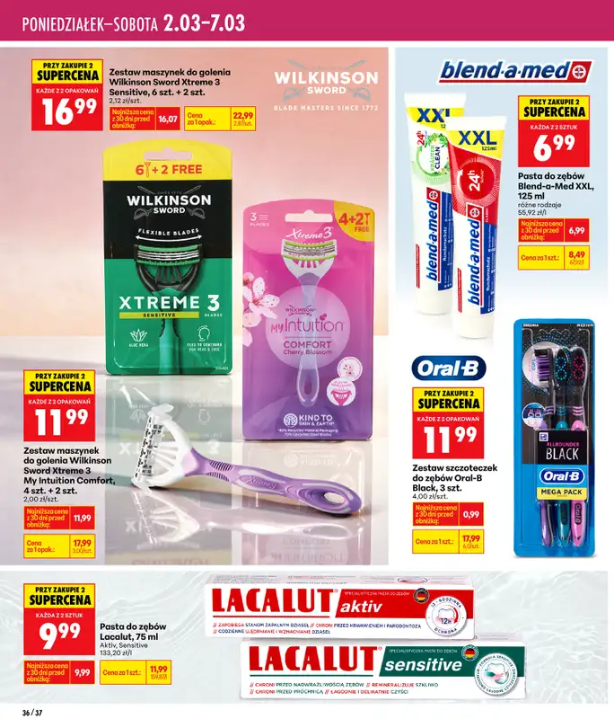 Biedronka - gazetka promocyjna Twoje piękne strony od czwartku 26.02 do soboty 07.03 - strona 36
