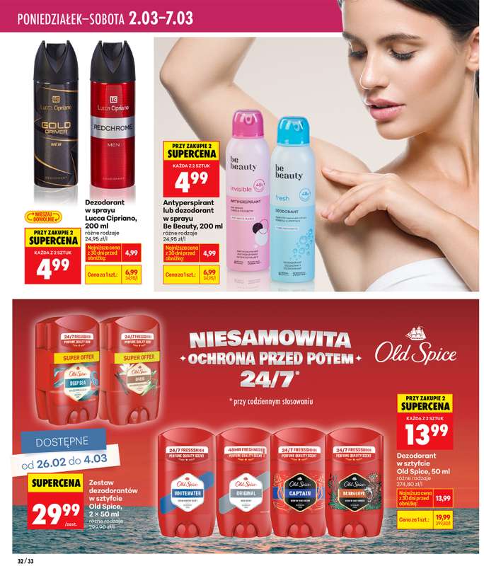 Biedronka - gazetka promocyjna Twoje piękne strony od czwartku 26.02 do soboty 07.03 - strona 32