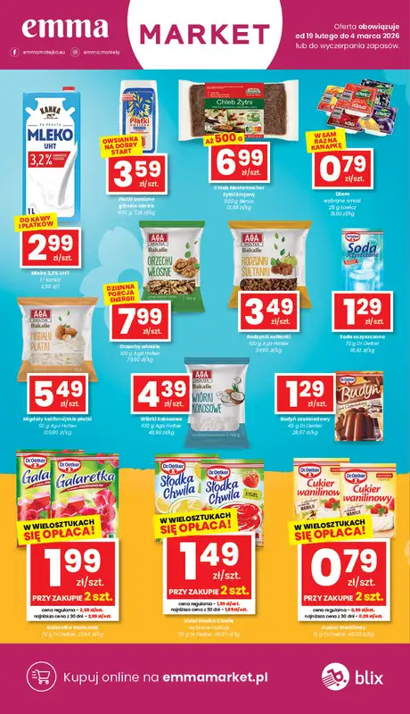emma MARKET - gazetka promocyjna Gazetka od czwartku 19.02 do środy 04.03 - strona 12
