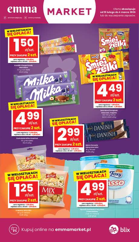 emma MARKET - gazetka promocyjna Gazetka od czwartku 19.02 do środy 04.03 - strona 6