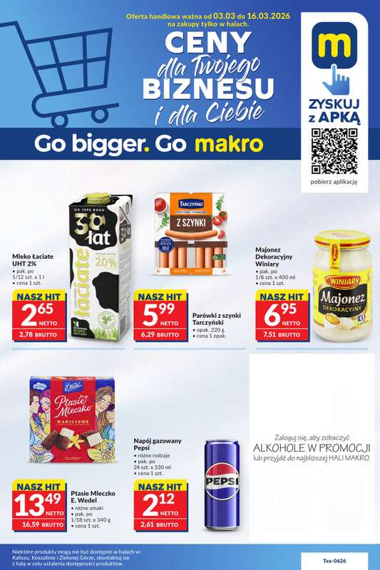 Makro - gazetka promocyjna Mega oferty dla twojego sklepu od wtorku 03.03 do poniedziałku 16.03