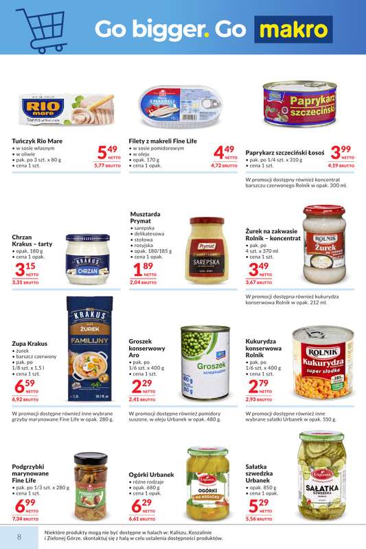 Makro - gazetka promocyjna Mega oferty dla twojego sklepu od wtorku 03.03 do poniedziałku 16.03 - strona 8