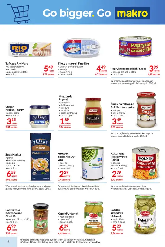 Makro - gazetka promocyjna Mega oferty dla twojego sklepu od wtorku 03.03 do poniedziałku 16.03 - strona 8