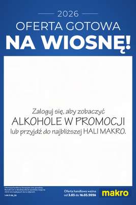 Makro - gazetka promocyjna Katalog na wiosnę od wtorku 03.03 do poniedziałku 16.03