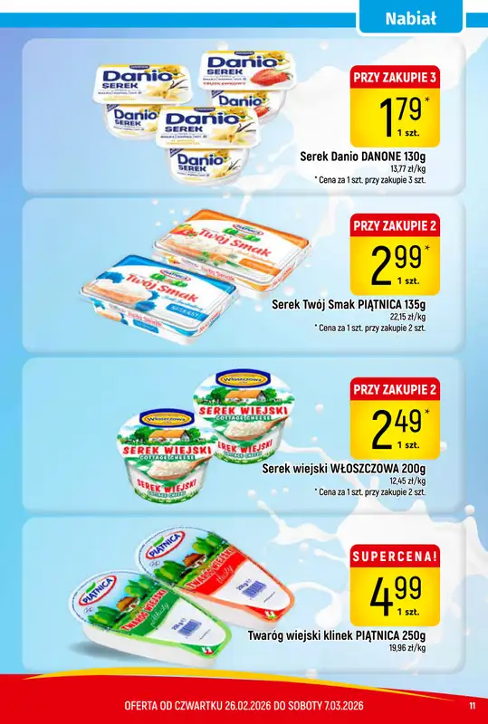Delikatesy Piotruś Pan - gazetka promocyjna Gazetka od czwartku 26.02 do soboty 07.03 - strona 11