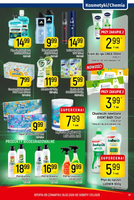 Delikatesy Piotruś Pan - gazetka promocyjna Gazetka od czwartku 26.02 do soboty 07.03 - strona 27