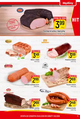 Delikatesy Piotruś Pan - gazetka promocyjna Gazetka od czwartku 26.02 do soboty 07.03 - strona 5