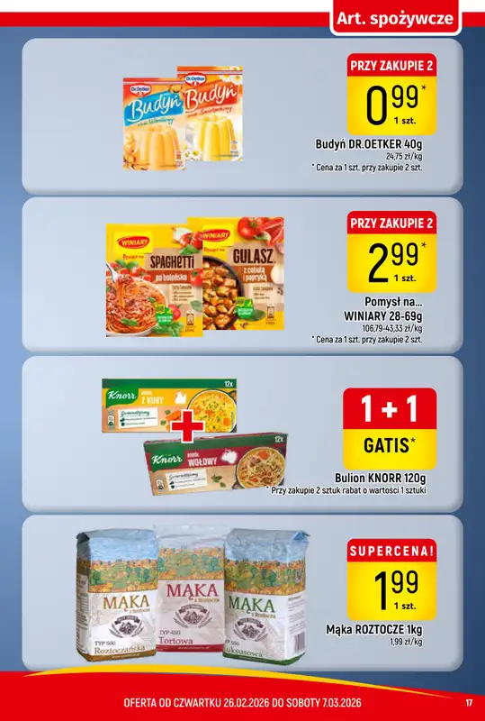 Delikatesy Piotruś Pan - gazetka promocyjna Gazetka od czwartku 26.02 do soboty 07.03 - strona 17