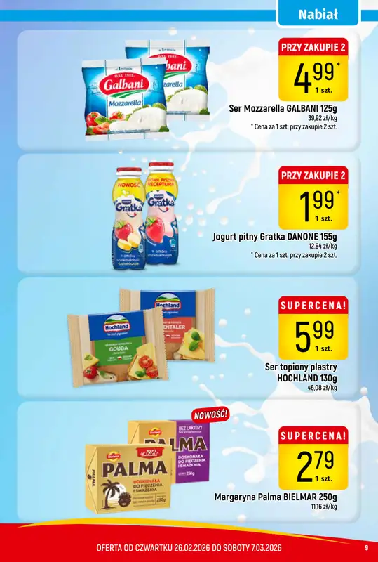 Delikatesy Piotruś Pan - gazetka promocyjna Gazetka od czwartku 26.02 do soboty 07.03 - strona 9