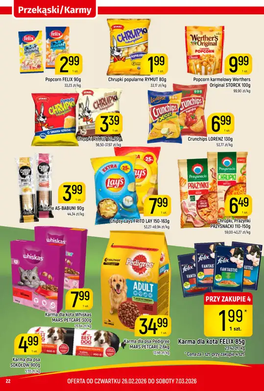 Delikatesy Piotruś Pan - gazetka promocyjna Gazetka od czwartku 26.02 do soboty 07.03 - strona 22