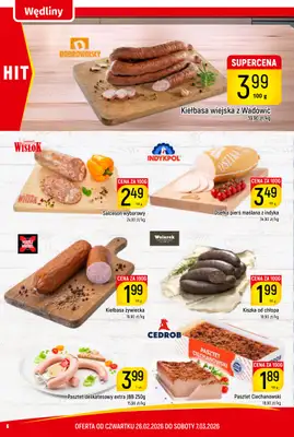 Delikatesy Piotruś Pan - gazetka promocyjna Gazetka od czwartku 26.02 do soboty 07.03 - strona 6