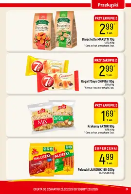 Delikatesy Piotruś Pan - gazetka promocyjna Gazetka od czwartku 26.02 do soboty 07.03 - strona 23