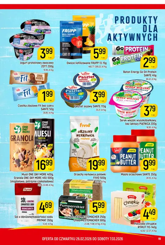 Delikatesy Piotruś Pan - gazetka promocyjna Gazetka od czwartku 26.02 do soboty 07.03 - strona 19