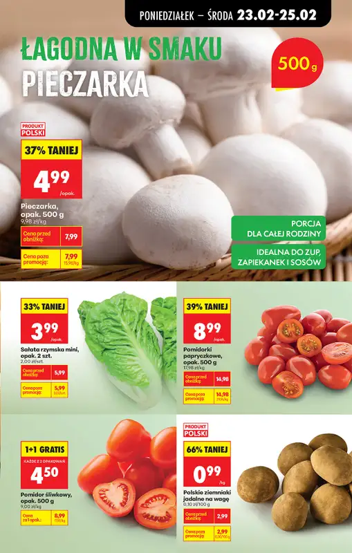 Biedronka - gazetka promocyjna Od poniedziałku, Z ladą tradycyjną od poniedziałku 23.02 do soboty 28.02 - strona 27
