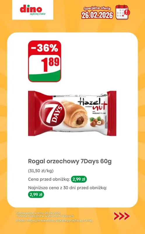 Dino - gazetka promocyjna Specjalna oferta na 26.02.2026 - promocje spoza gazetki od czwartku 26.02 do czwartku 26.02 - strona 4
