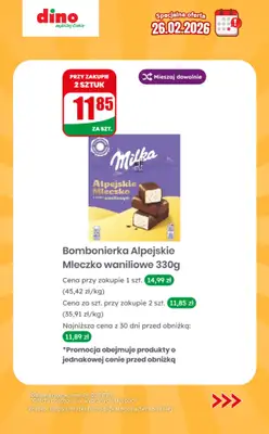 Dino - gazetka promocyjna Specjalna oferta na 26.02.2026 - promocje spoza gazetki od czwartku 26.02 do czwartku 26.02 - strona 3