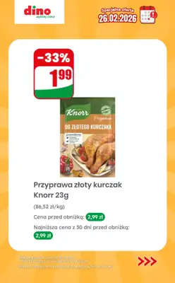 Dino - gazetka promocyjna Specjalna oferta na 26.02.2026 - promocje spoza gazetki od czwartku 26.02 do czwartku 26.02 - strona 9
