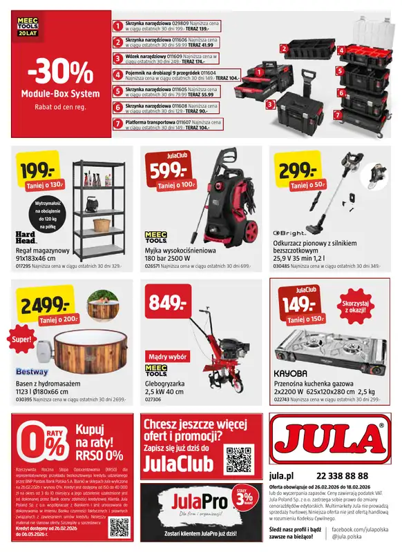 Jula - gazetka promocyjna Gazetka od czwartku 26.02 do środy 18.03 - strona 8