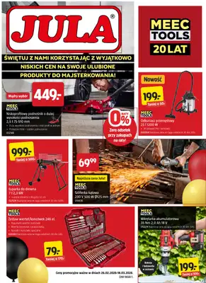 Jula - gazetka promocyjna Gazetka od czwartku 26.02 do środy 18.03