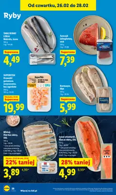 Lidl - gazetka promocyjna Oferta od czwartku od czwartku 26.02 do soboty 28.02 - strona 28