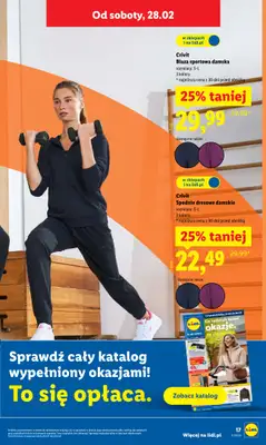 Lidl - gazetka promocyjna Oferta od czwartku od czwartku 26.02 do soboty 28.02 - strona 17