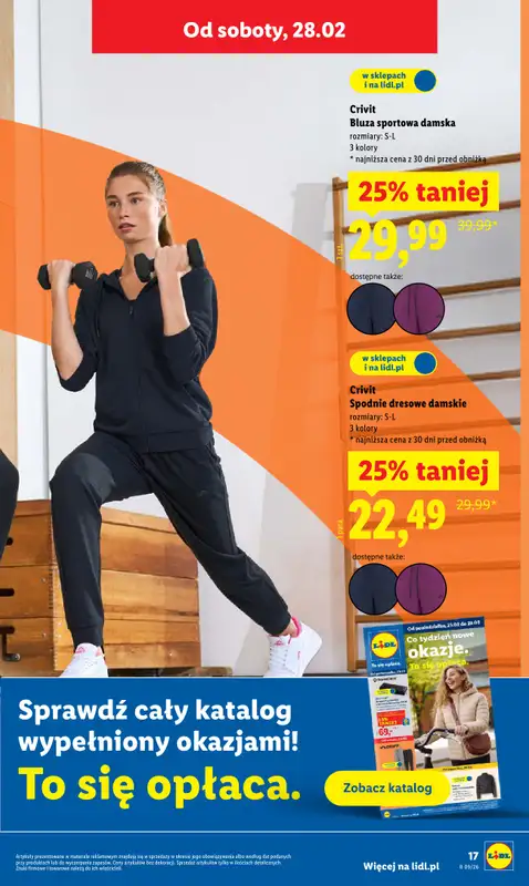 Lidl - gazetka promocyjna Oferta od czwartku od czwartku 26.02 do soboty 28.02 - strona 17