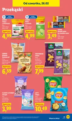 Lidl - gazetka promocyjna Oferta od czwartku od czwartku 26.02 do soboty 28.02 - strona 41