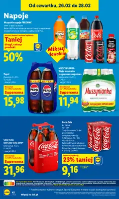 Lidl - gazetka promocyjna Oferta od czwartku od czwartku 26.02 do soboty 28.02 - strona 42