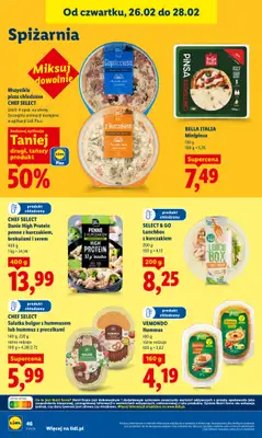 Lidl - gazetka promocyjna Oferta od czwartku od czwartku 26.02 do soboty 28.02 - strona 46