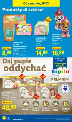 Lidl - gazetka promocyjna Oferta od czwartku od czwartku 26.02 do soboty 28.02 - strona 48