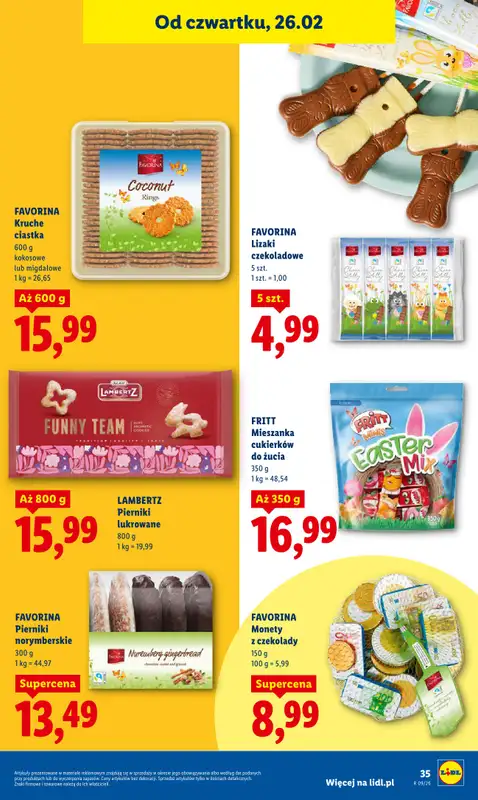 Lidl - gazetka promocyjna Oferta od czwartku od czwartku 26.02 do soboty 28.02 - strona 35