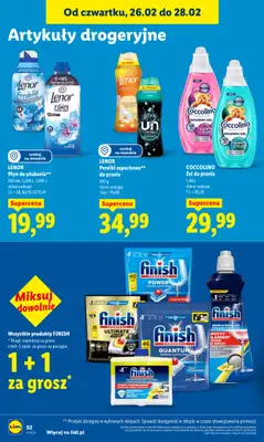 Lidl - gazetka promocyjna Oferta od czwartku od czwartku 26.02 do soboty 28.02 - strona 52