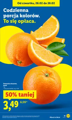 Lidl - gazetka promocyjna Oferta od czwartku od czwartku 26.02 do soboty 28.02 - strona 19