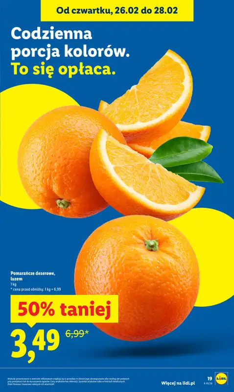 Lidl - gazetka promocyjna Oferta od czwartku od czwartku 26.02 do soboty 28.02 - strona 19
