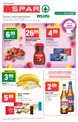 SPAR - gazetka promocyjna Gazetka Spar Mini od środy 04.03 do niedzieli 15.03