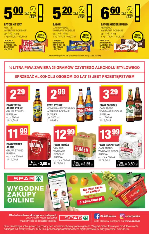 SPAR - gazetka promocyjna Gazetka Spar od środy 04.03 do niedzieli 15.03 - strona 8