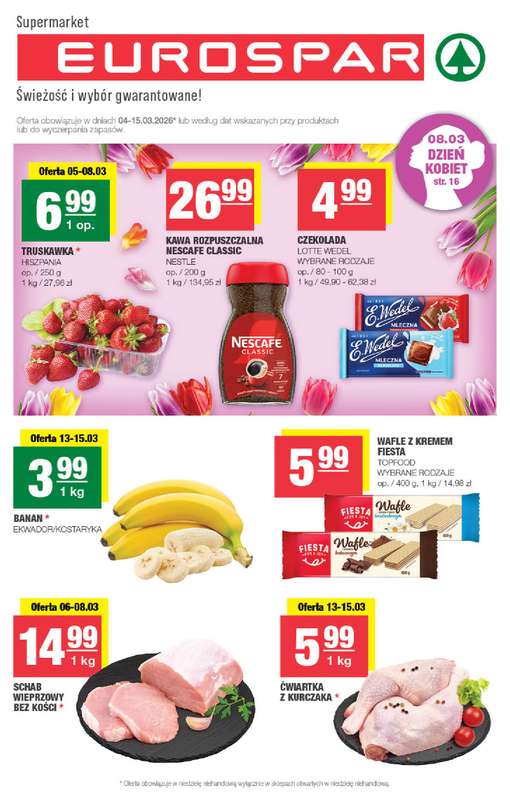 SPAR - gazetka promocyjna Gazetka Eurospar od środy 04.03 do niedzieli 15.03