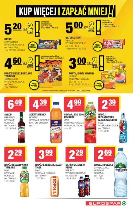SPAR - gazetka promocyjna Gazetka Eurospar od środy 04.03 do niedzieli 15.03 - strona 13