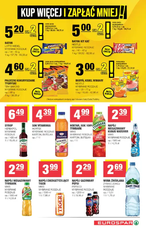 SPAR - gazetka promocyjna Gazetka Eurospar od środy 04.03 do niedzieli 15.03 - strona 13